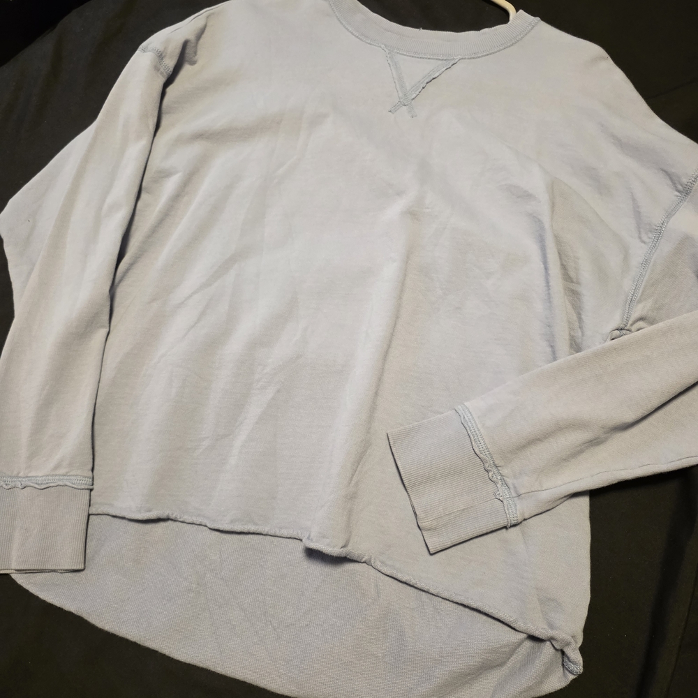 Aerie Soft Blue Long Sleeve Tee